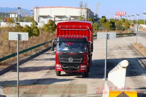 Dongfeng 4×2 Hydraulic Tailgate Truck — 210 HP Box Truck — Commercial Truck Export Manufacturer
