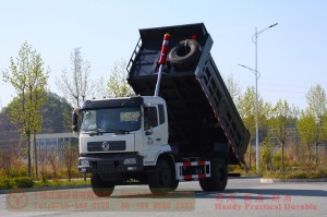 Dongfeng 210 HP Off-road Truck–Dongfeng Flathead 4*2 Dump Truck–Off-road Truck Export Manufacturer