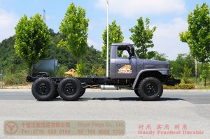 Dongfeng long head double-glass diesel truck chassis –EQ240 four-ton civilian off-road truck chassis–EQ2082 pointed Y25 off-road troop-carrying vehicle chassis