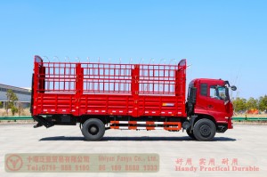 Dongfeng 4×2 Hydraulic Tailgate Truck — 210 HP Box Truck — Commercial Truck Export Manufacturer