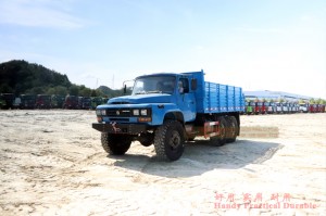 Dongfeng Six Drive Long-head Single Row Dump Truck