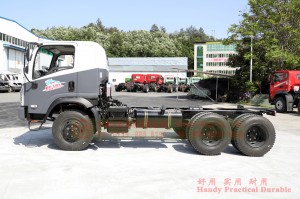 6WD Dongfeng flat bed truck floor modification_6WD “Bobcat” off-road small truck configuration_6*6 special vehicle chassis manufacturers