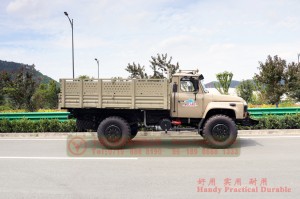 แชสซียานพาหนะพิเศษออฟโรดหัวยาว 4 × 4 - แชสซี 4WD Dongfeng 240-tip cab แชสซี - ผู้ผลิตแชสซีส่งออกแบบกำหนดเอง