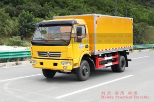 Dongfeng 4*2 yellow transporter offer–Dongfeng four wheel drive van transporter–Dongfeng truck export
