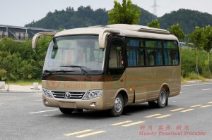 Dongfeng 19-seater cross-country bus–Commercial urban and rural medium-sized buses for export–Dongfeng 4*2 19-seater buses