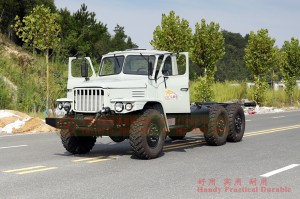 6*6 Dongfeng off-road truck chassis for export – export type six wheel drive tip off-road chassis conversion – Dongfeng Six-wheel-drive Off-road Truck Manufacturer