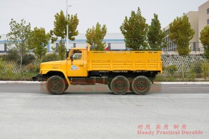 Dongfeng 6*6 long head double-glazed diesel truck–EQ240 four-ton civilian off-road truck–EQ2082 pointed Y25 off-road troop-carrying vehicle