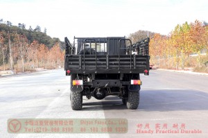 EQ2102 Dongfeng 6*6 รถบรรทุกกึ่งออฟโรด–3.5T Flatheadดีเซลรถบรรทุกออฟโรดพร้อมถัง–Dongfeng 6*6 ทหารขนส่งรุ่นพลเรือนเพื่อการส่งออก