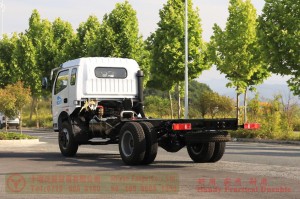 Dongfeng 4*2 special truck chassis–170 HP off-road truck chassis–Dongfeng sewage truck conversion special chassis