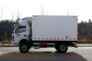 Dongfeng 4WD Refrigerated Truck –15-party Aquatic Products Transportation Truck–4WD Fresh Trucks for Export