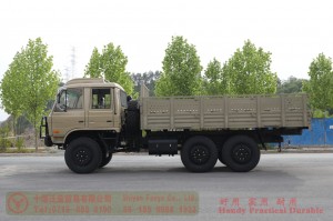 EQ2102 Dongfeng six-wheel-drive double-row dump truck-3.5-ton flathead diesel off-road vehicle–Dongfeng 6*6 troop-carrying vehicle for civilian exports