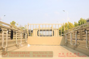 Dongfeng 6×6 Grey Cab 190HP Off-Road Truck — Dongfeng Long-Nose 245 Off-Road Transport Vehicle — Dongfeng EQ2100 Cargo Box with Side Lights