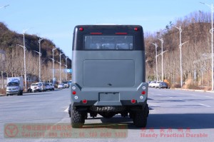 Dongfeng 6*6 bus–Weichai 340hp bus–27-seater medium bus–Dongfeng 8m bus