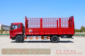 Dongfeng 4×2 Hydraulic Tailgate Truck — 210 HP Box Truck — Commercial Truck Export Manufacturer