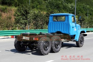 EQ240 Dongfeng Classic Truck Chassis–Dongfeng Blue Tip Buggy Chassis–6×6 Export-type Dongfeng Long Head Chassis