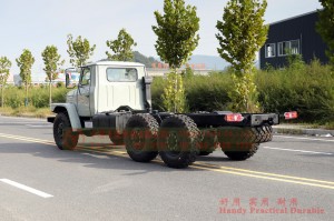 6*6 Dongfeng off-road truck chassis for export – export type six wheel drive tip off-road chassis conversion – Dongfeng Six-wheel-drive Off-road Truck Manufacturer