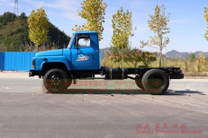 Customized Dongfeng 4*2 light truck tip off-road chassis–116 HP small truck chassis–Dongfeng EQ3092 light micro truck chassis conversion