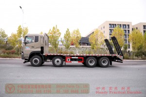 ລົດກະບະ 30 ໂຕນ Dongfeng-Dongfeng 8*4 ລົດບັນທຸກແບນ 8*4-Dongfeng 10 ແມັດລົດບັນທຸກ.