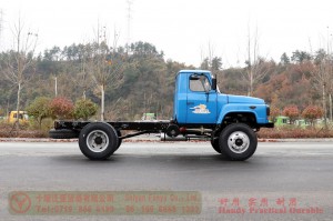 Dongfeng 4WD off-road special chassis–4*4 Dongfeng 170 HP off-road chassis modification–Dongfeng off-road truck chassis export manufacturers