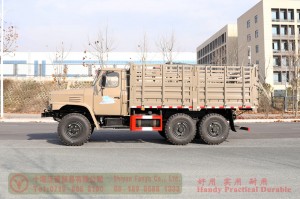 170 hp 6*6 warehouse truck–6WD 2.5 tons off-road truck–Off-road cargo truck for export