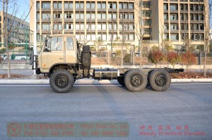 190马力东风6WD EQ2102底盘–246越野专用底盘–6*6运兵车出口制造商