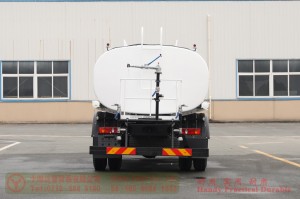 Dongfeng 4*2 sprinkler truck – 12 square volume green sprinkler truck – 210 hp water tanker truck production and export manufacturers