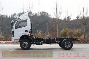 Dongfeng 4WD Refrigerated Truck Chassis – 15-party Aquatic Products Transportation Truck Chassis – 4WD Fresh Trucks for Export
