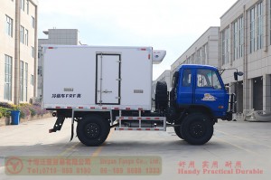 Dongfeng EQ2070 Chassis-Based Refrigerated Truck Conversion — Refrigerated Truck Export Manufacturer — 4WD 15-Cube Refrigerated Truck