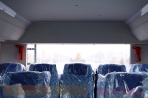 Dongfeng bus with bumper bar–Dongfeng 6*6 bus–190 hp city commuter bus–Dongfeng 30-seat bus