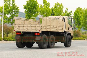 Dongfeng 6*6 flathead off-road truck–EQ2082 diesel off-road truck–Dongfeng 240 civilian off-road transporter exported