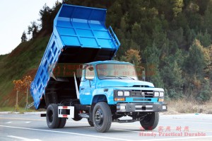 Dongfeng EQ3092 4*2 Dump Truck Off-road in Blue Color Classic Vehicle