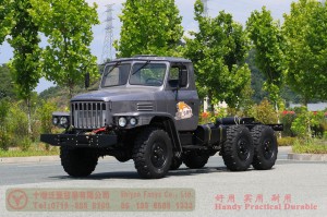 Dongfeng long head double-glass diesel truck chassis –EQ240 four-ton civilian off-road truck chassis–EQ2082 pointed Y25 off-road troop-carrying vehicle chassis