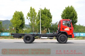 Dongfeng 4*4 flathead Fire truck Chassis–170hp diesel off-road truck Chassis–Custom Chassis Export Manufacturer