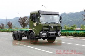 Dongfeng new six-drive off-road type special chassis – 6 * 6 multifunctional modified chassis export – 210 hp Dongfeng vehicle chassis configuration