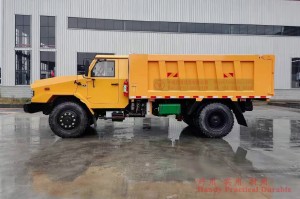 Mining area off-road dump truck