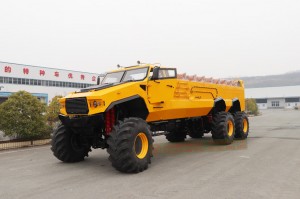 Six drive Desert Off-road Surfing Vehicle