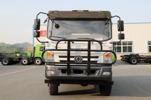 6 × 6 flat head Off-road engineering vehicle and refulling truck