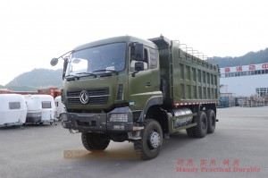 Xe tải tự đổ 6 bánh dẫn động đầu dẹtDFL3258 Hercules