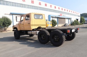 Six wheel drive long head double row new EQ2082 off-road chassis