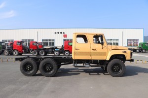 Six wheel drive long head double row new EQ2082 off-road chassis