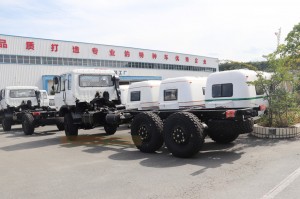 Dongfeng Six wheel drive flat head EQ2102GJ off-road chassis