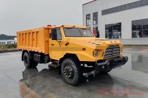 Mining area off-road dump truck