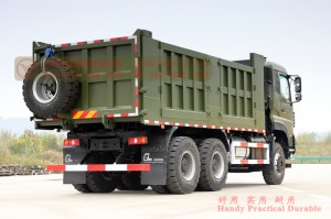 6×4 Dump Truck Off-road Vehicle Heavy Duty Truck  One Row and a Half