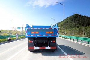 Dongfeng Six Drive Long-head Single Row Dump Truck