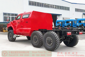 Six-wheel drive armored car chassis–Mengshi off-road armored car chassis–Off-road truck manufacturer, agent and exporter
