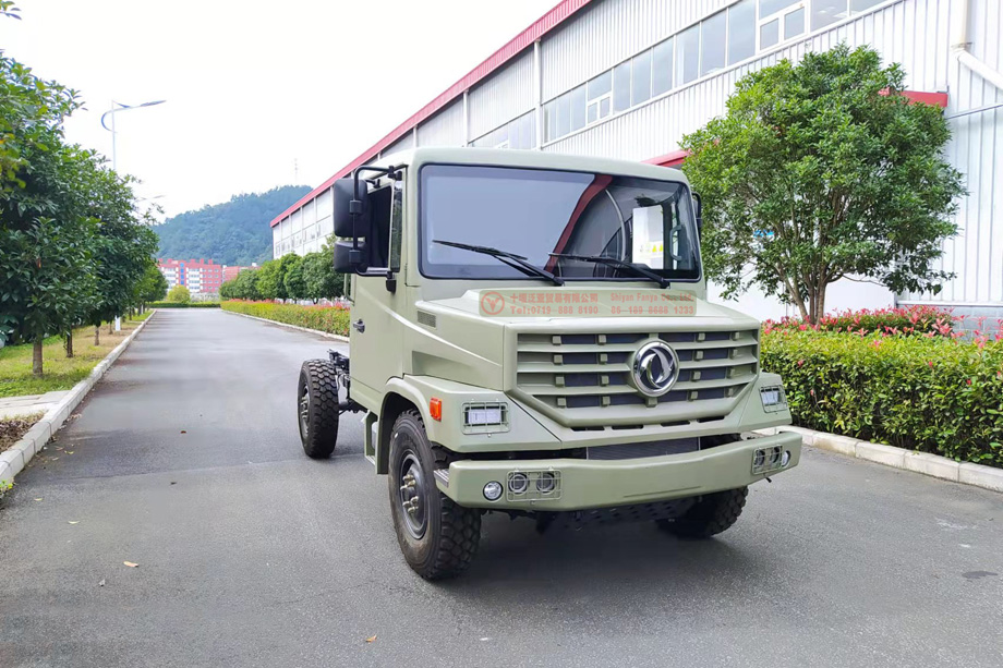 New generation long head Four wheel drive EQ2046 off-road chassis debut