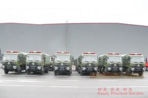 Dongfeng DF1180 ສີ່ລົດບັນທຸກ Off-road ຂັບກັບ Tailboard Hydaurlic