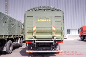 Dongfeng DF1180 ສີ່ລົດບັນທຸກ Off-road ຂັບກັບ Tailboard Hydaurlic